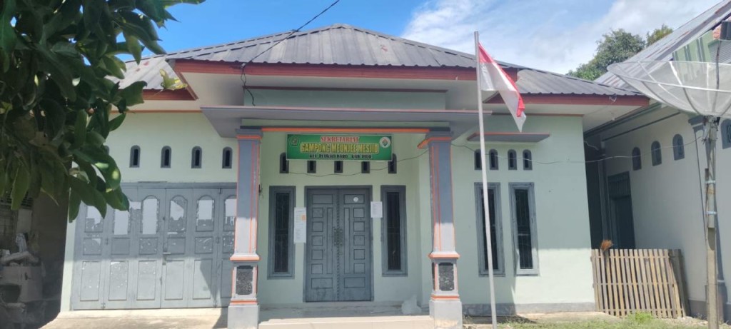 Kantor Sekretariat Desa Meunjee Mesjid